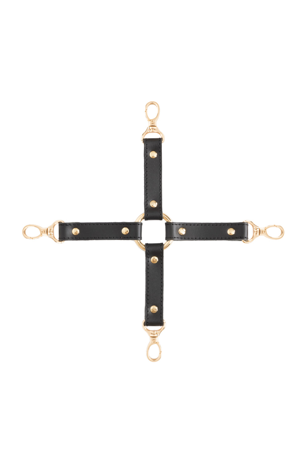 4-way Cross Strap Connector with a ring