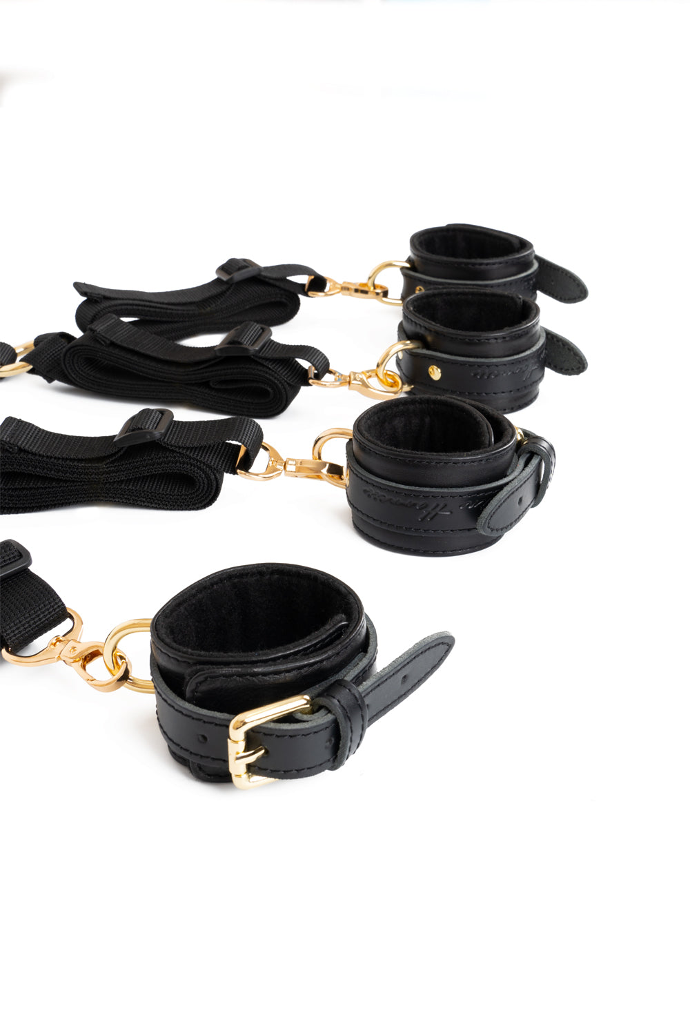 Bed Restraints, BDSM Strap, Restraint Set (cuffs not included)