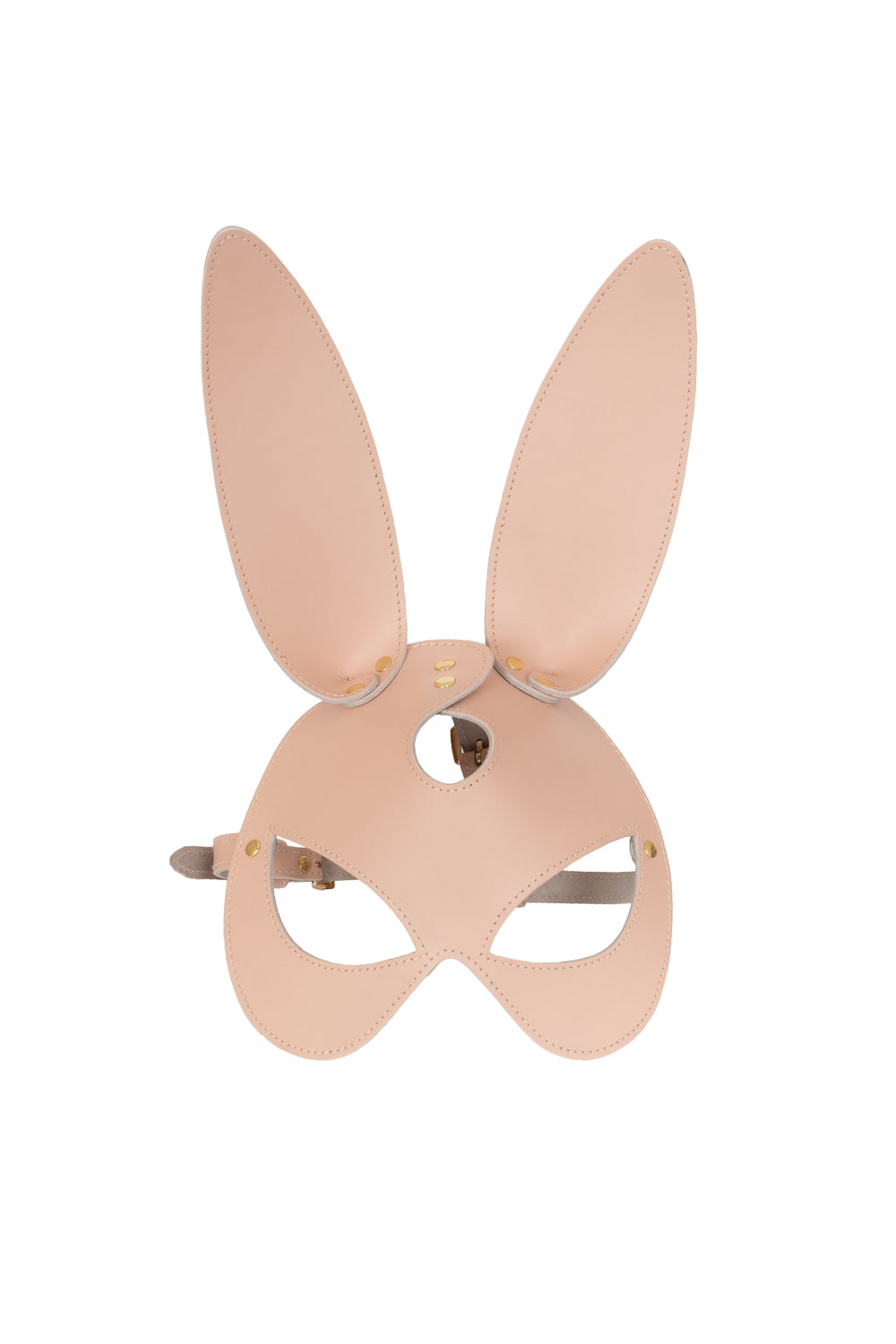Rabbit mask, Leather Bunny Face mask. Pink