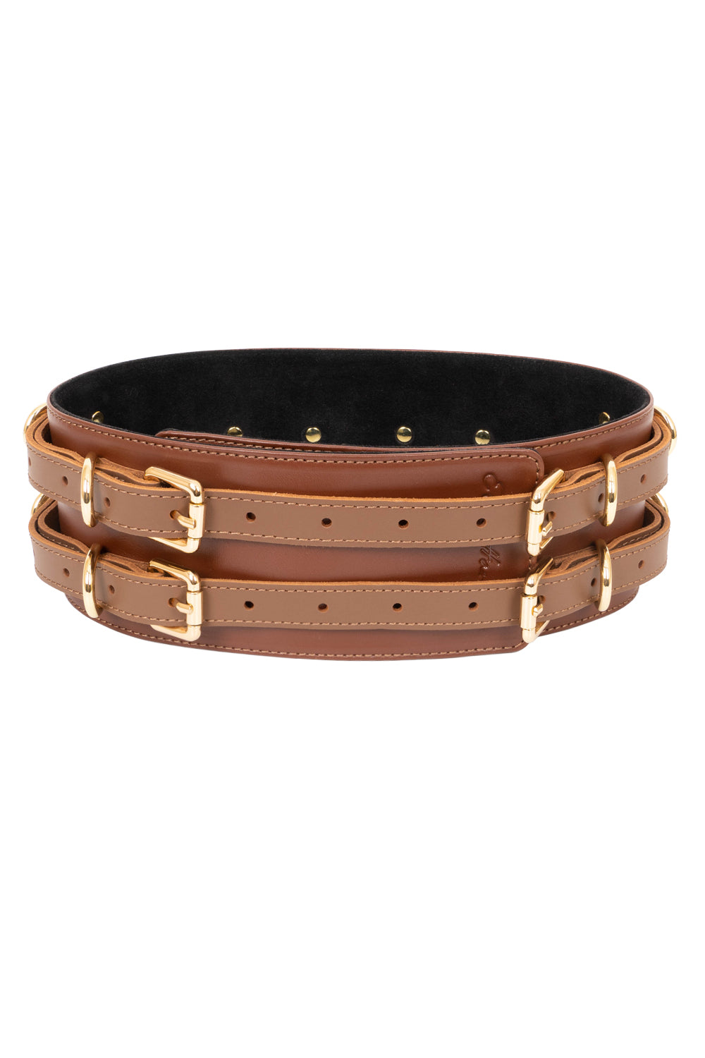 Leather Waist Belt. Brown