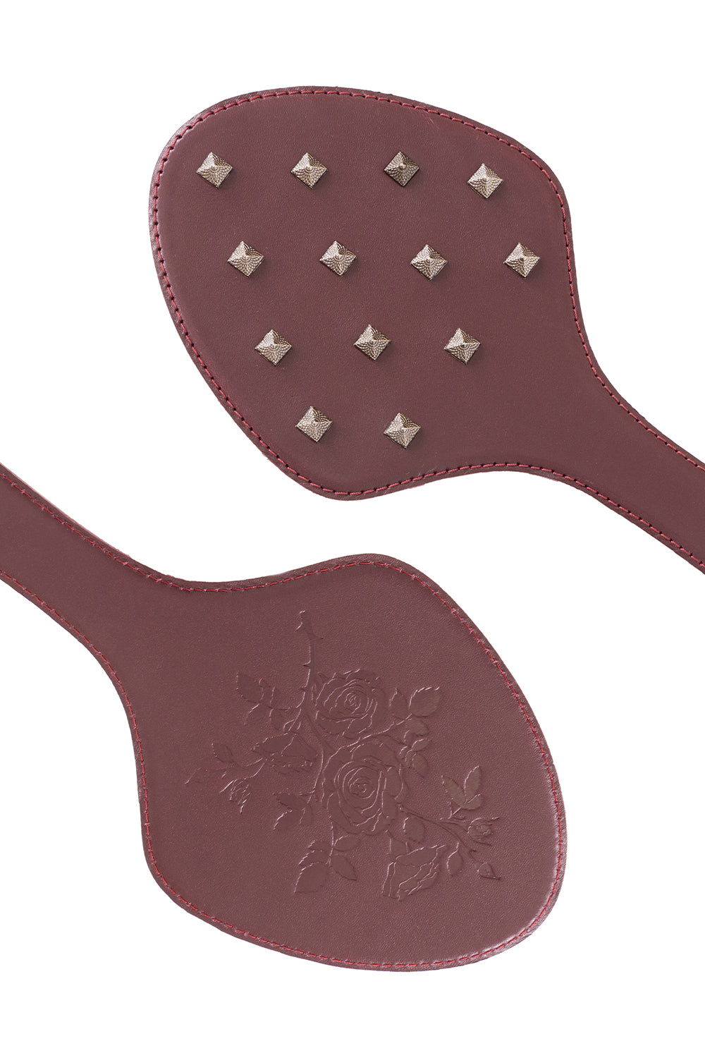 Genuine Leather Spanking Paddle with Spikes