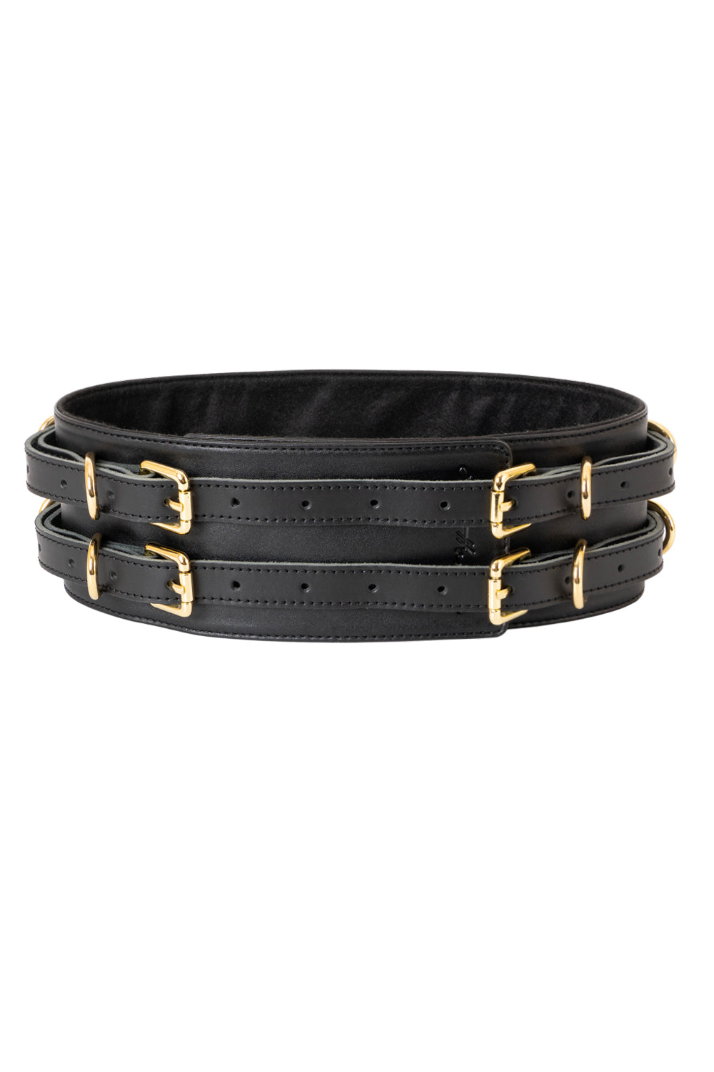 Leather Waist Belt. Black