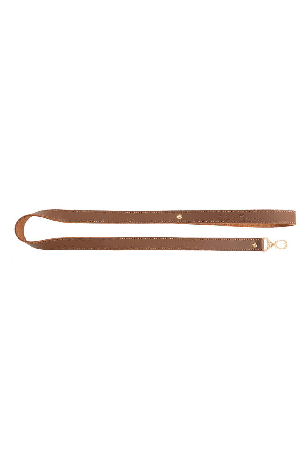 Leather leash. Brown
