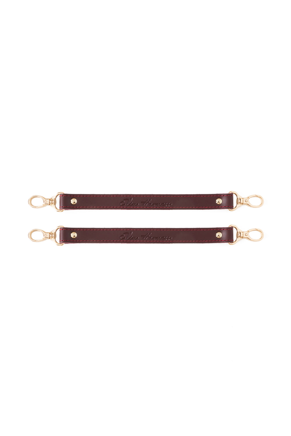2-Way Extended Leather Connector. Set of 2 Straps for Fixation