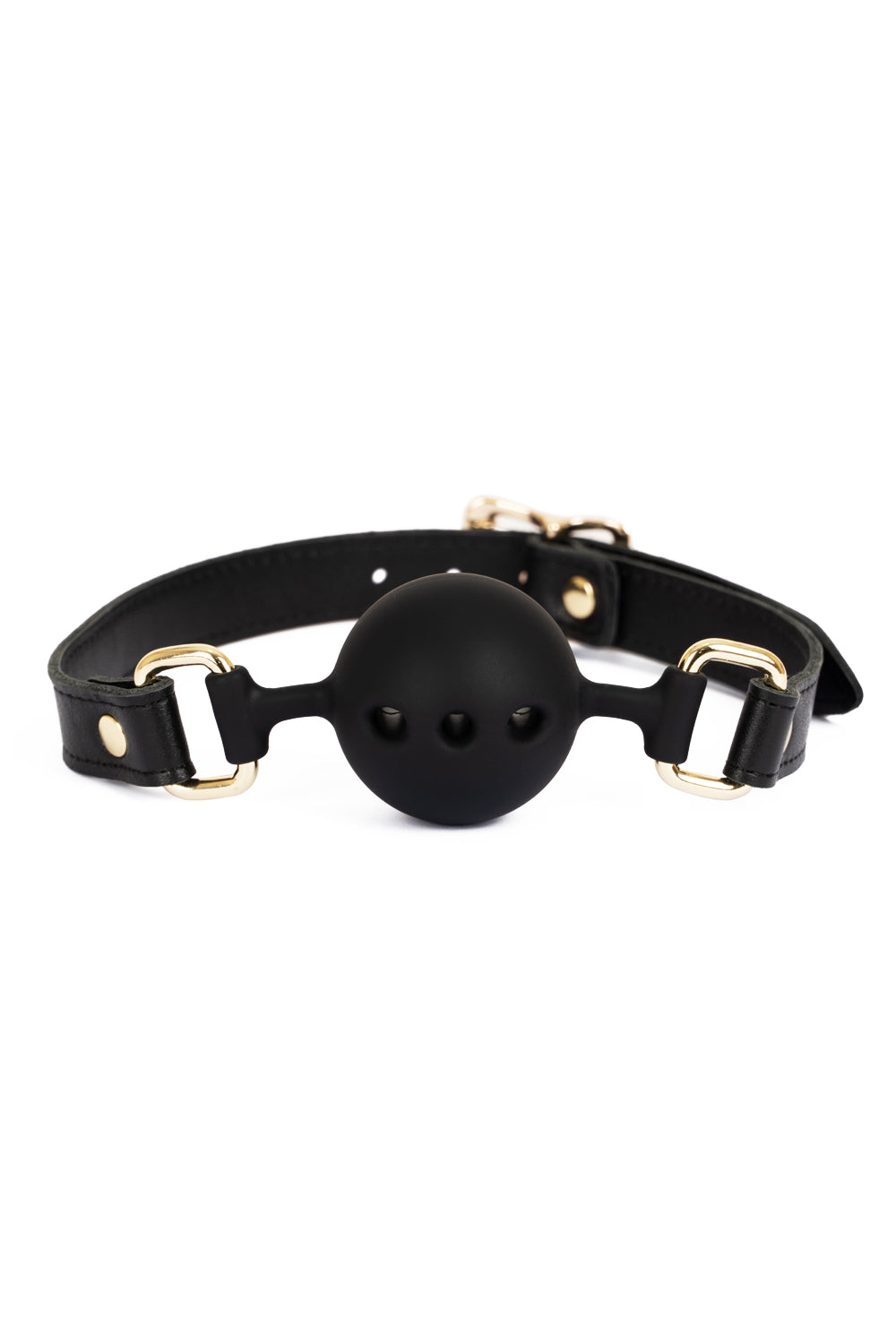 Soft Silicone Mouth Ball Gag. Brown