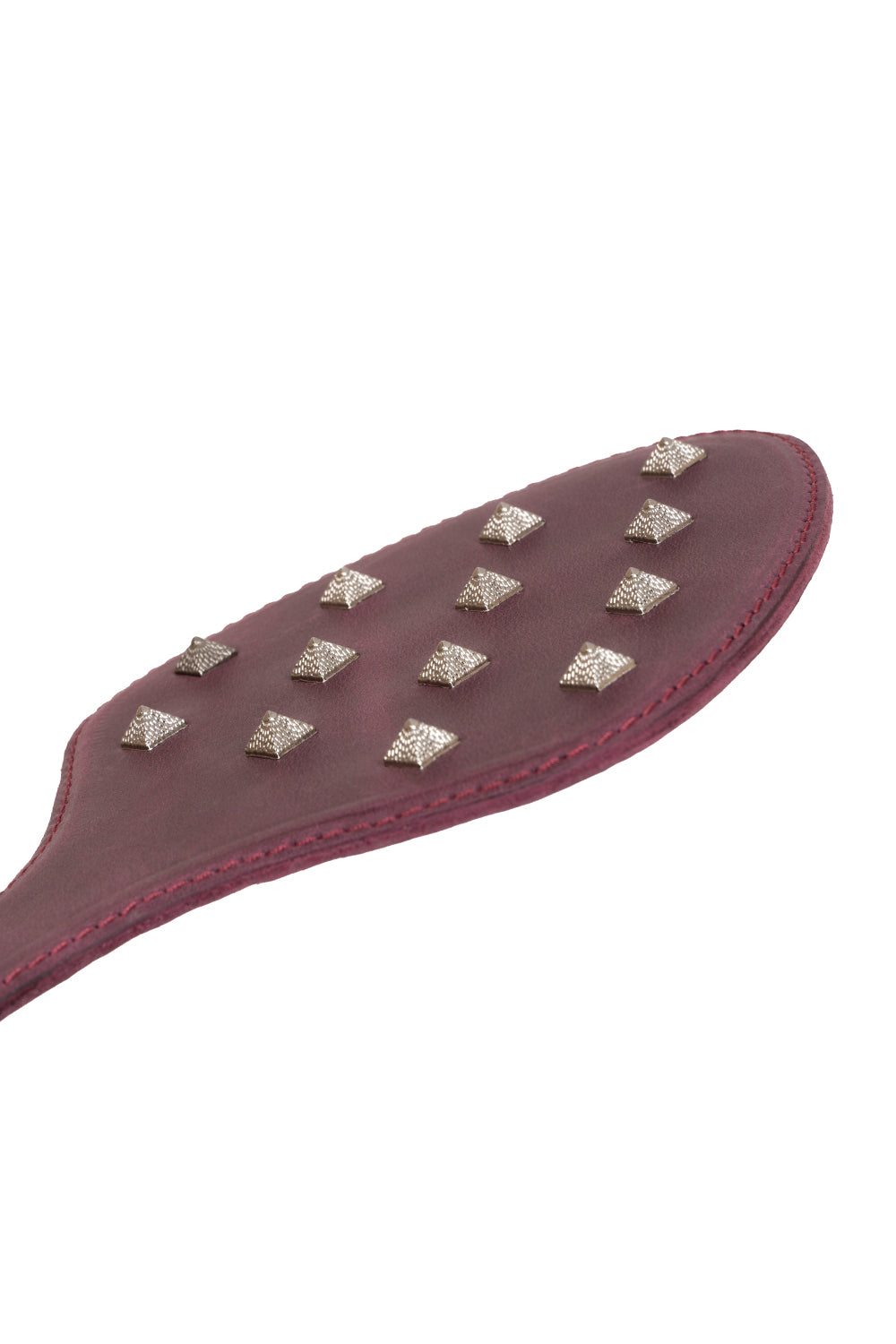 CRAZY HORSE Leather Spanking Paddle with Spikes